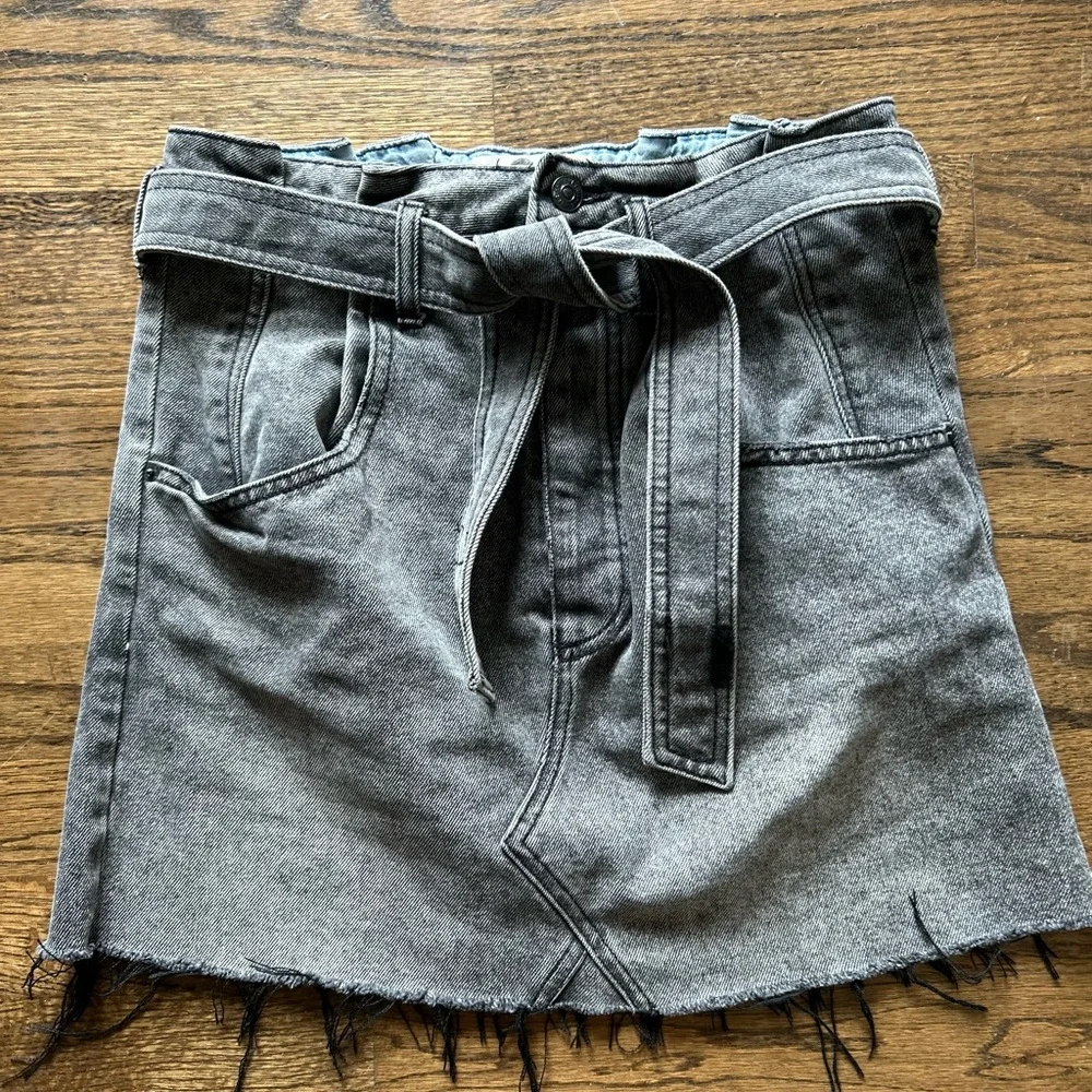 Free People East of Eden paperbag waist skirt - Picture 3 of 10
